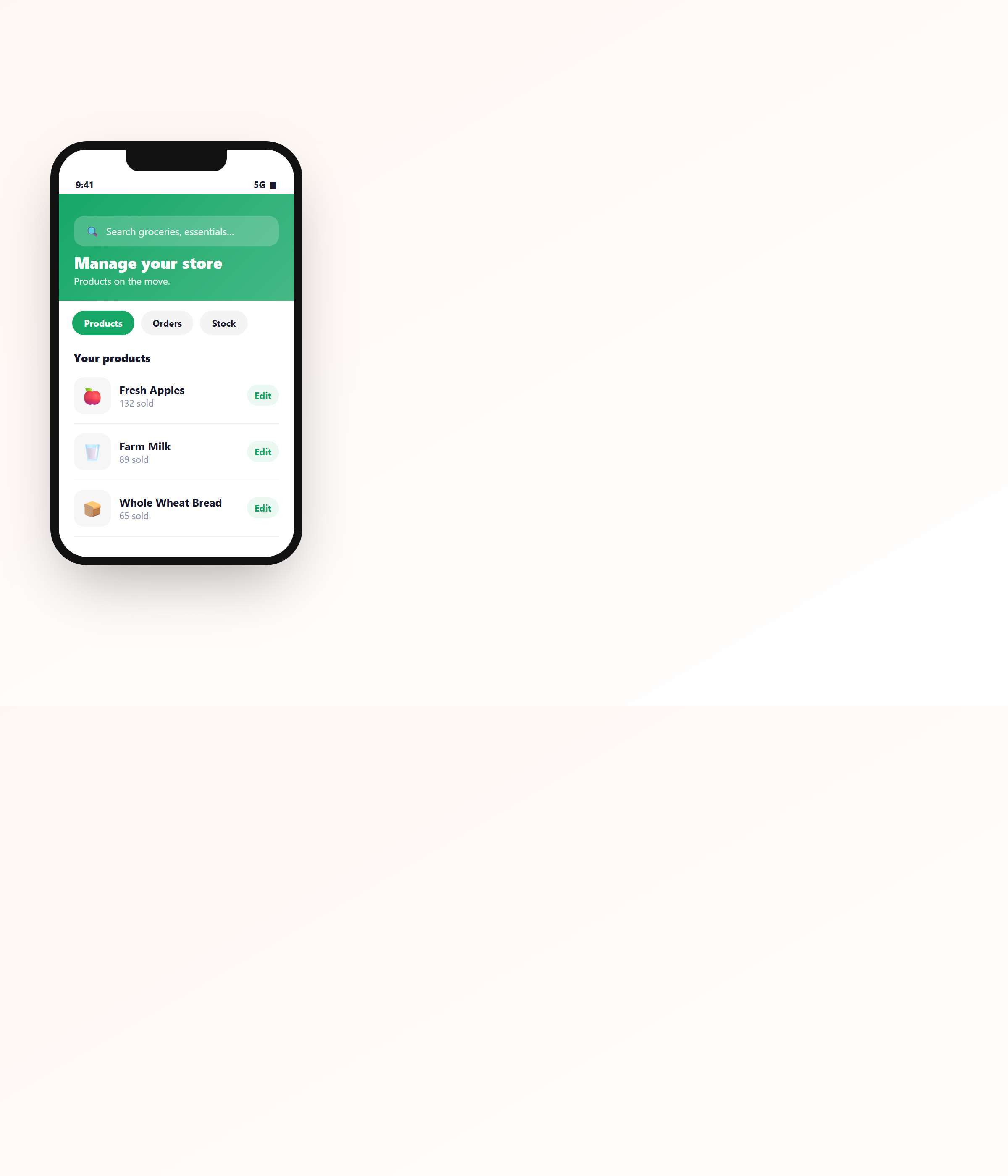 Partner seller app